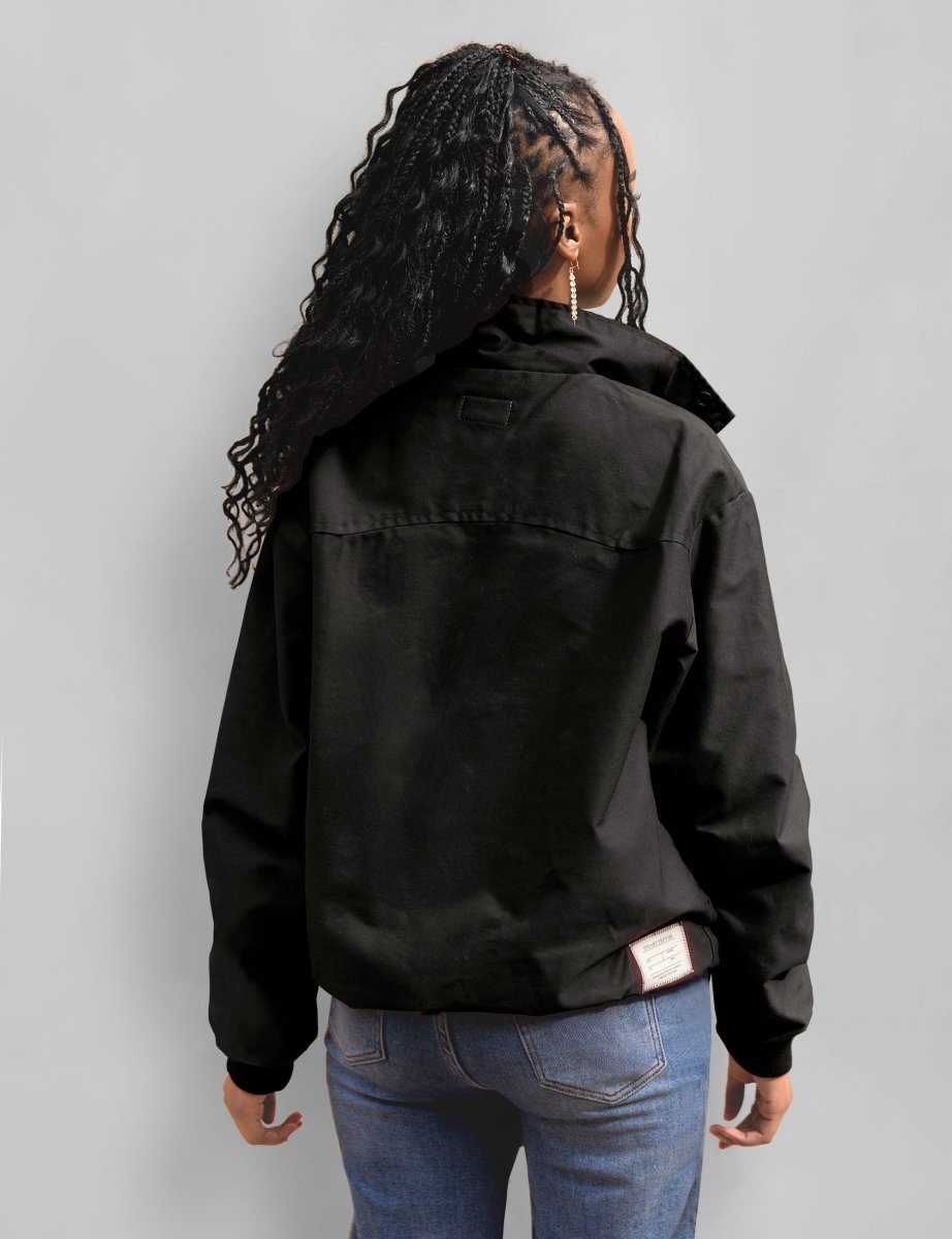 Classic Harrington Jacket in Black - The Apparel Grove