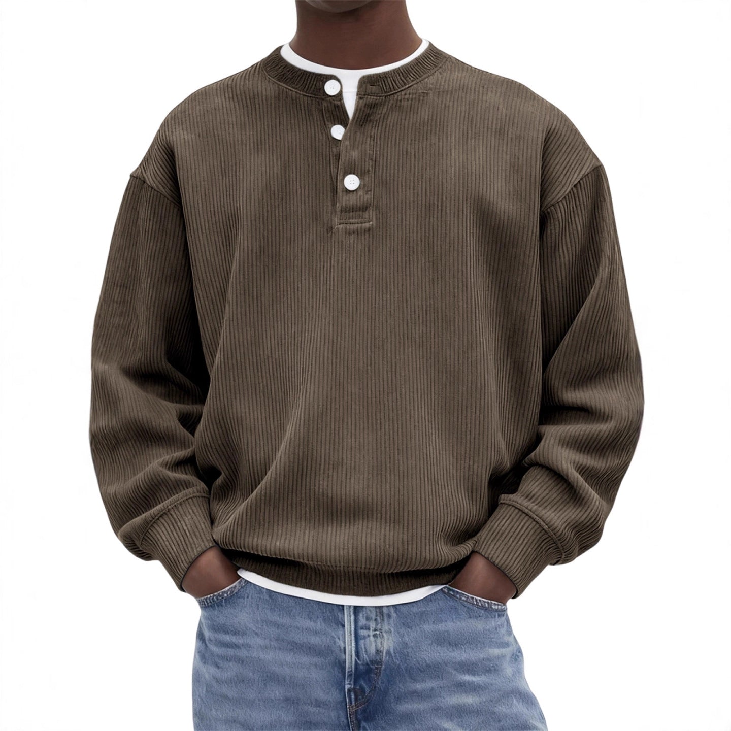 Corduroy Ribbed Pullover