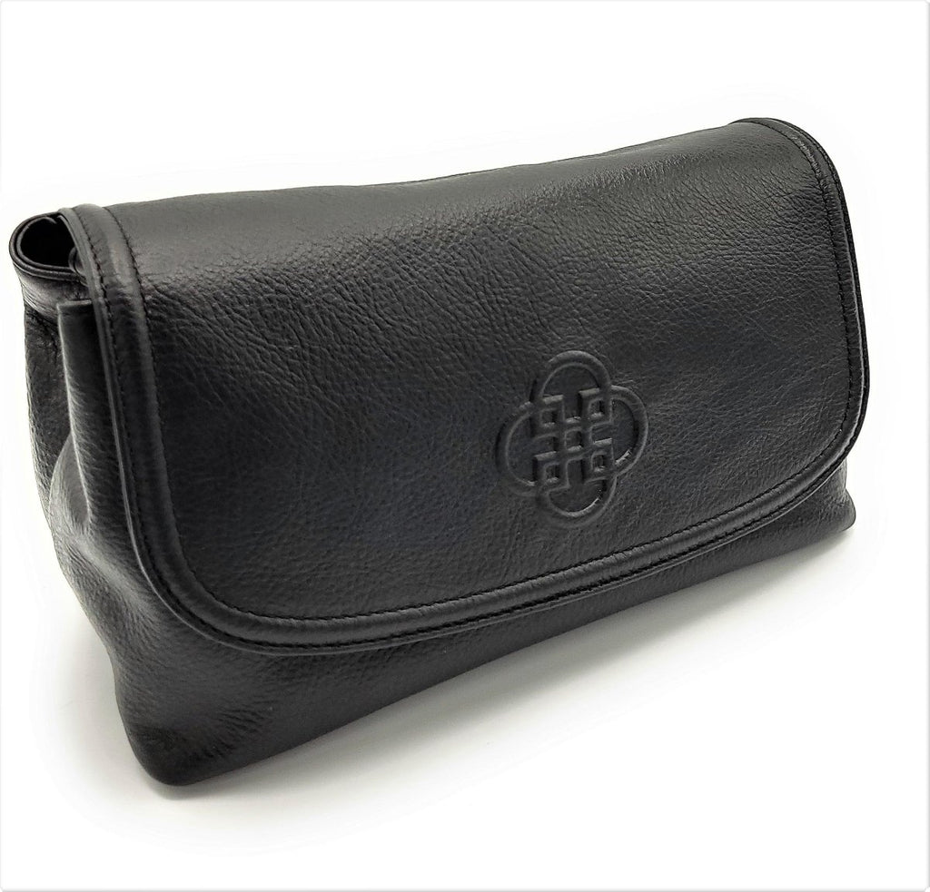 SADDLER ORLA Real Leather Designer Flapover Handbag with Chain Detail Strap - The Apparel Grove