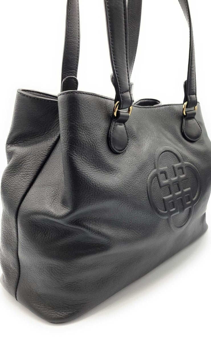 SADDLER ROSIE Real Leather Designer Twin Strap 3 Section Shoulder Bag - The Apparel Grove