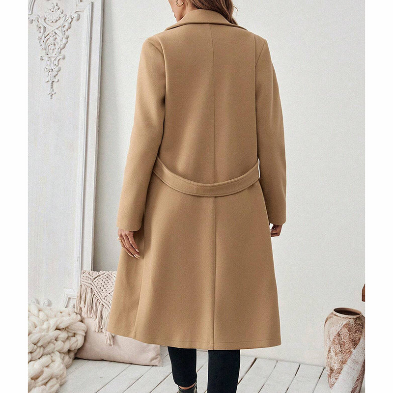 Notch Lapel Trench Coat