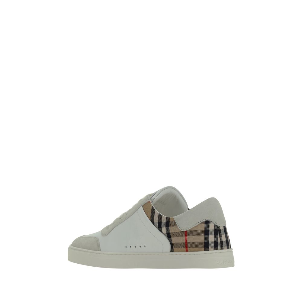 Calfskin Stevie Sneakers by Burberry