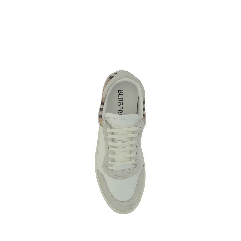 Calfskin Stevie Sneakers by Burberry