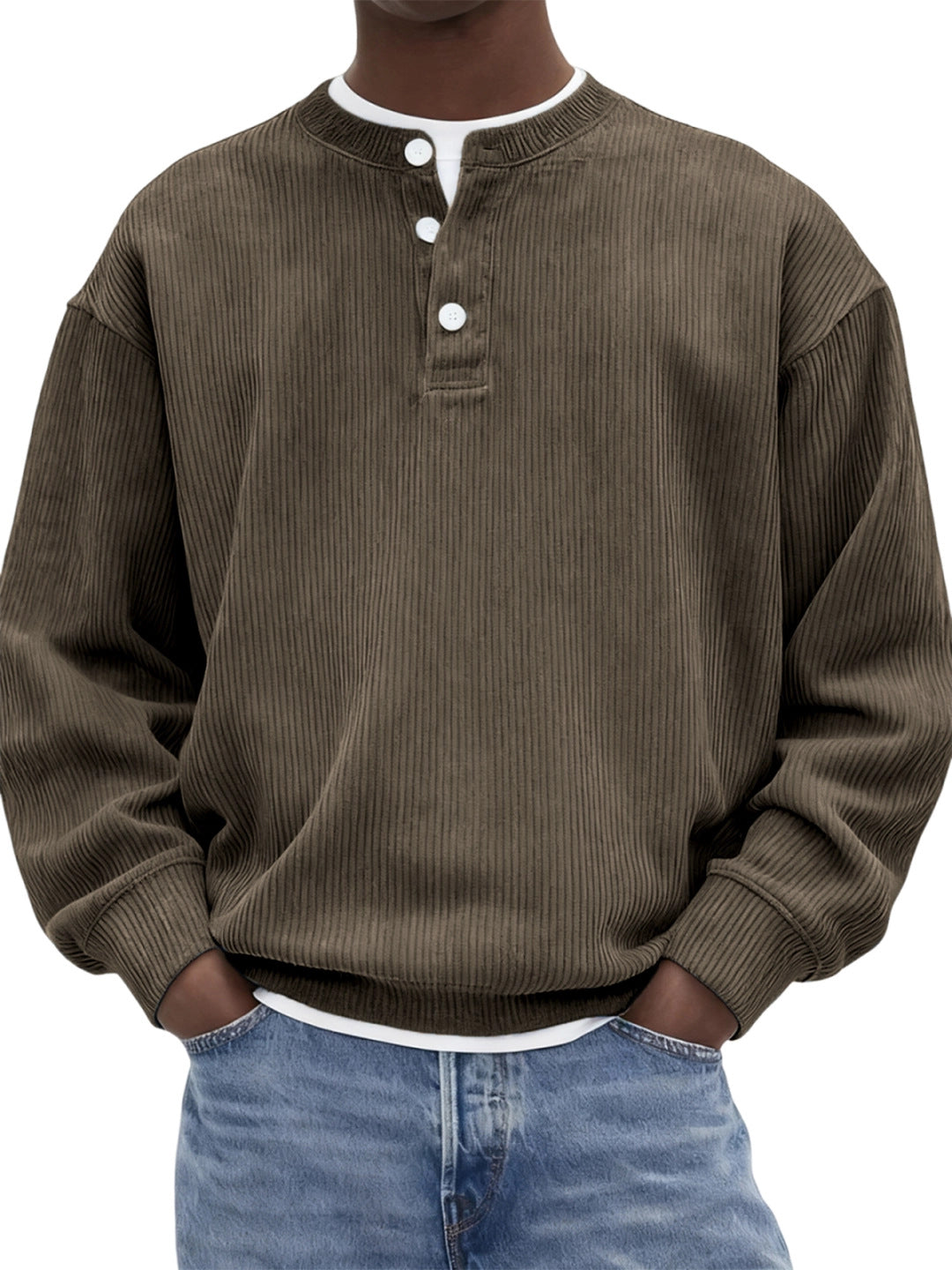 Corduroy Ribbed Pullover