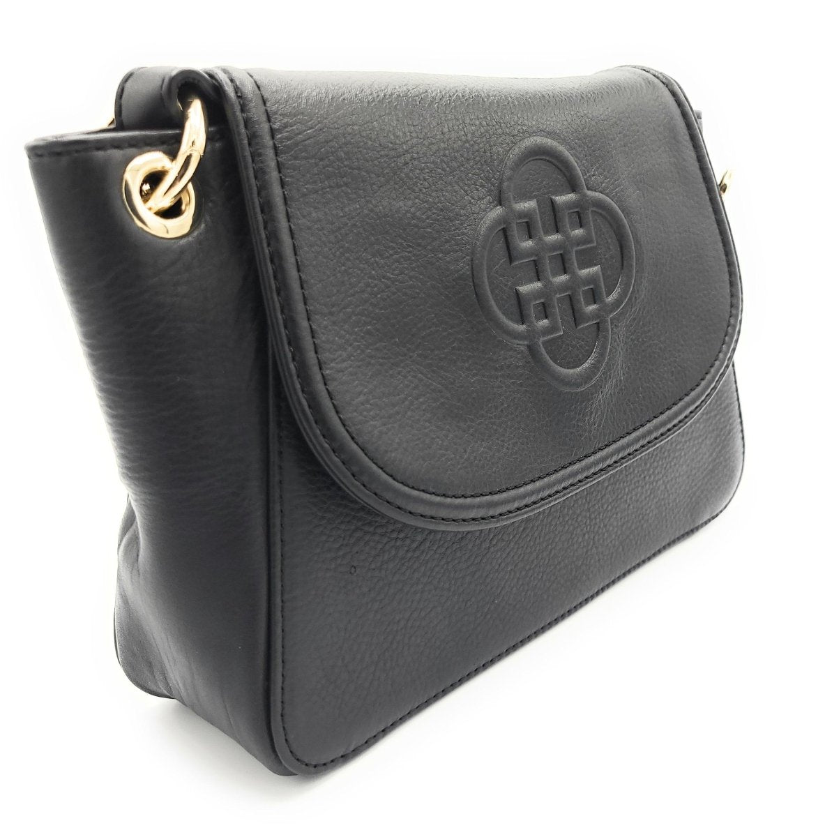SADDLER EMMA Real Leather Designer Handbag with Ring Detail - The Apparel Grove