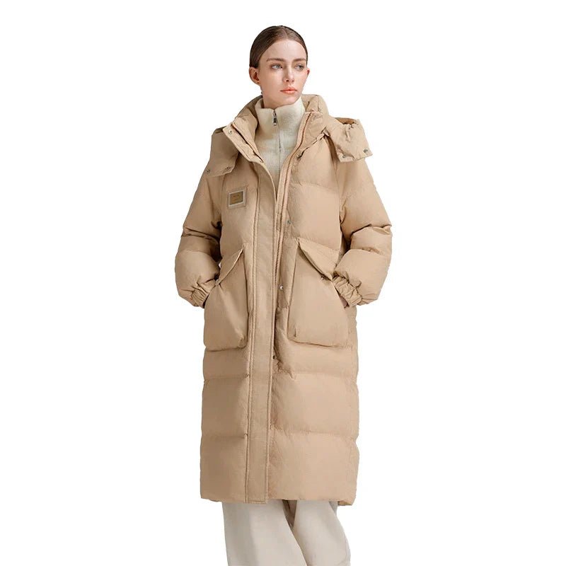 Clarke Queen Women Winter Puffer Jacket Duck Down Long Coat - The Apparel Grove