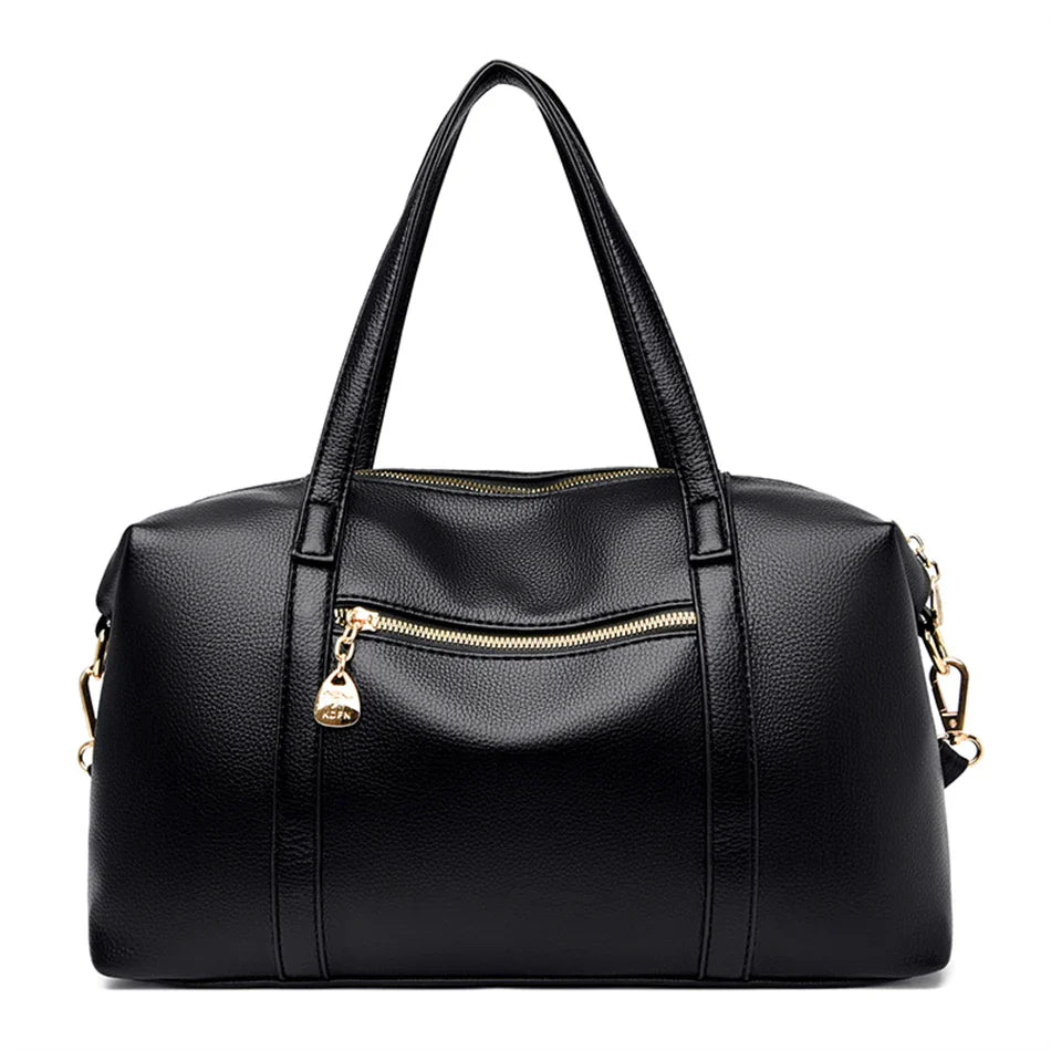 Tote Soft Leather Large Capacity Handbag