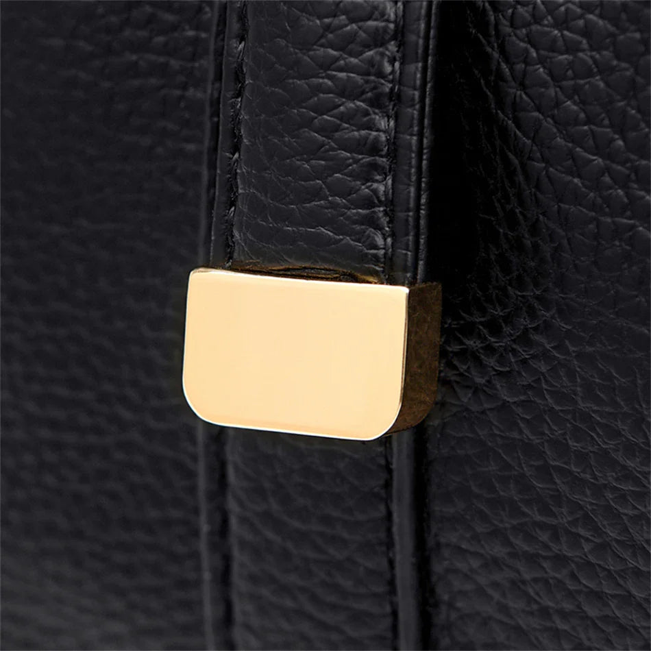 Tote Soft Leather Large Capacity Handbag - The Apparel Grove