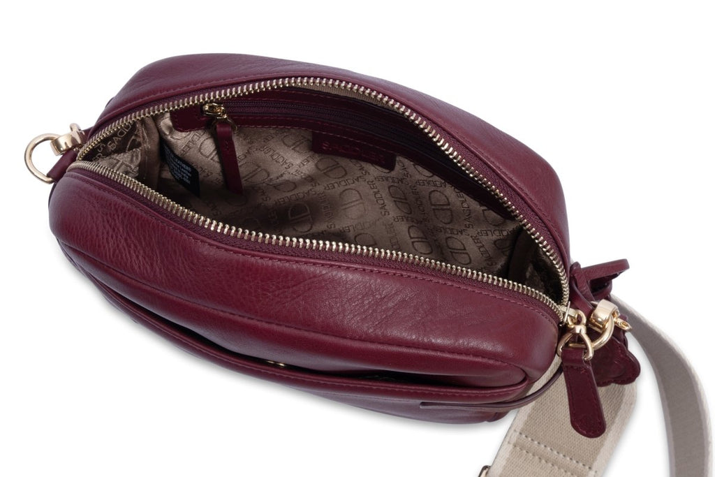 Laura Leather Camera Bag - Handmade by Saddler - The Apparel Grove