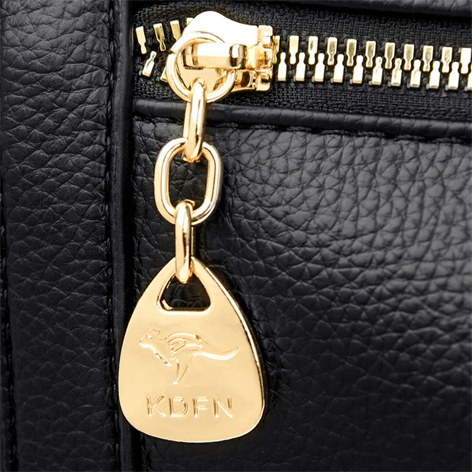 Tote Soft Leather Large Capacity Handbag