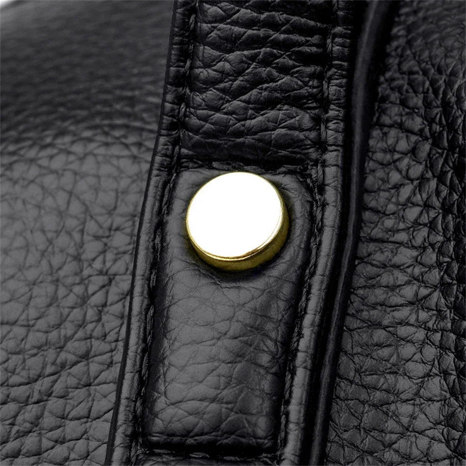 Tote Soft Leather Large Capacity Handbag - The Apparel Grove