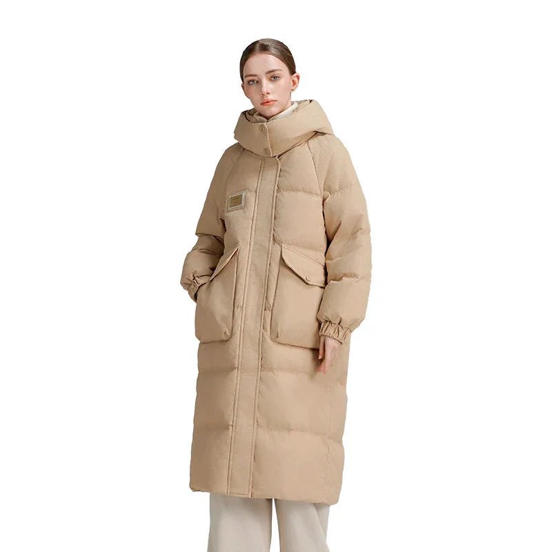 Clarke Queen Women Winter Puffer Jacket Duck Down Long Coat - The Apparel Grove