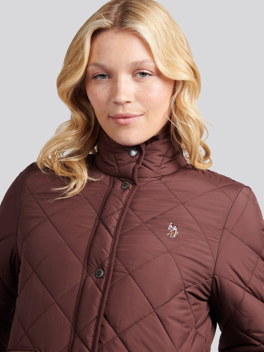 Women's Lightweight Quilted Jacket in Puce - The Apparel Grove