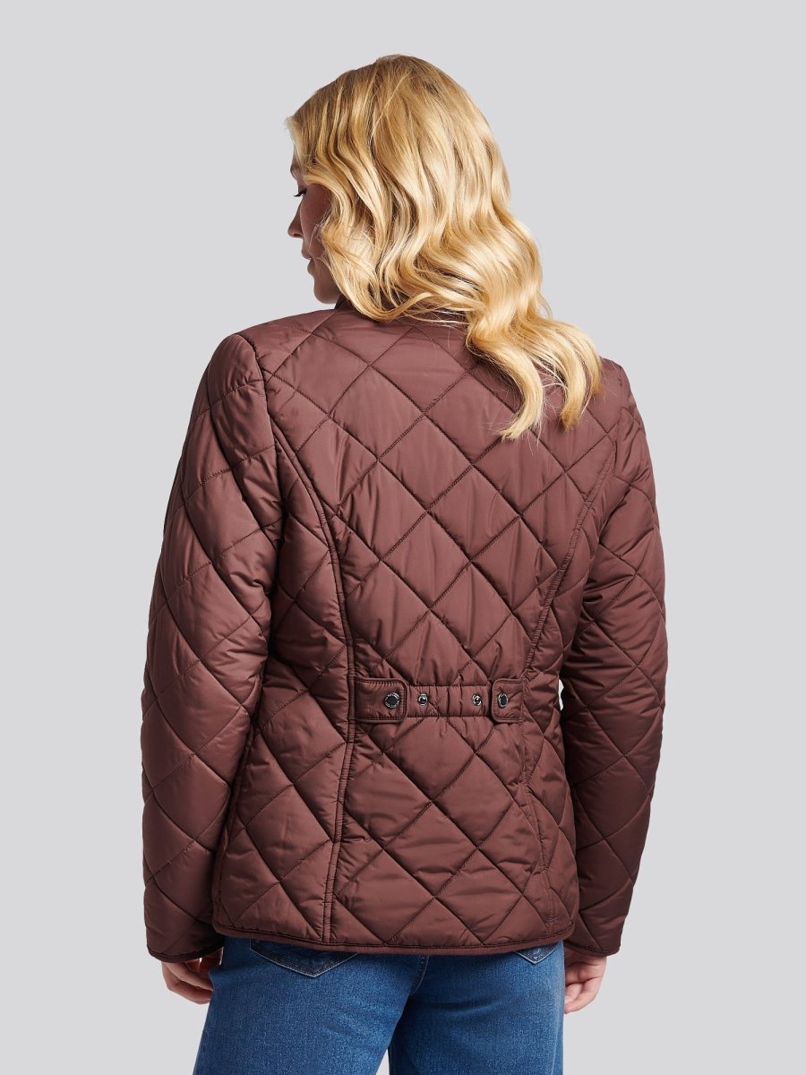 Women's Lightweight Quilted Jacket in Puce - The Apparel Grove