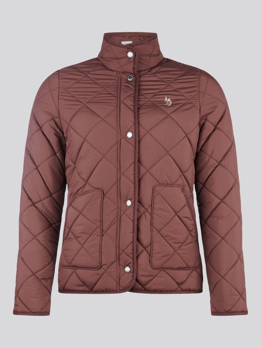 Women's Lightweight Quilted Jacket in Puce - The Apparel Grove