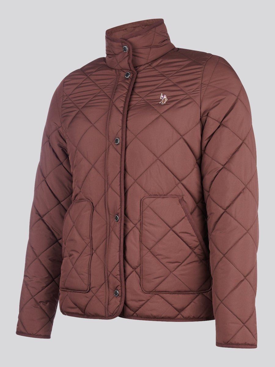 Women's Lightweight Quilted Jacket in Puce - The Apparel Grove