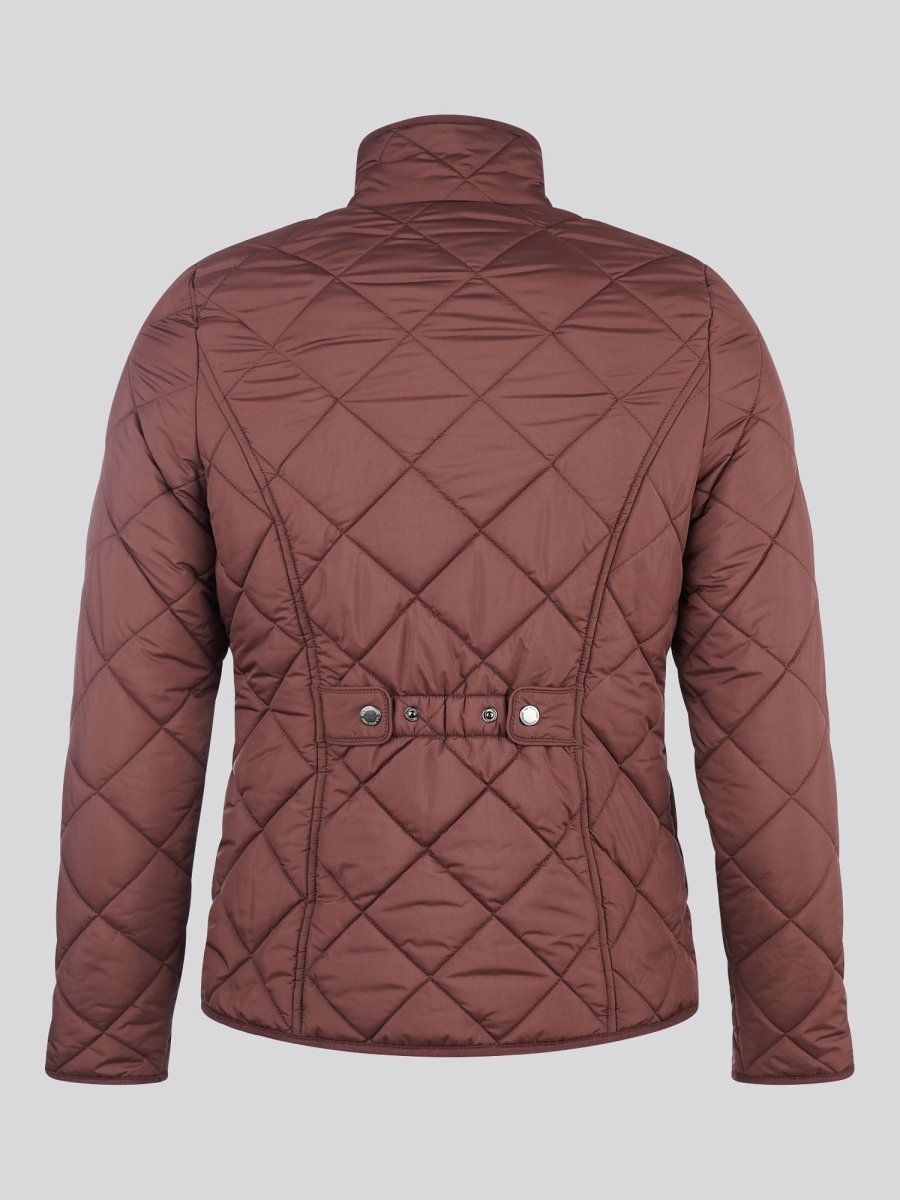 Women's Lightweight Quilted Jacket in Puce - The Apparel Grove