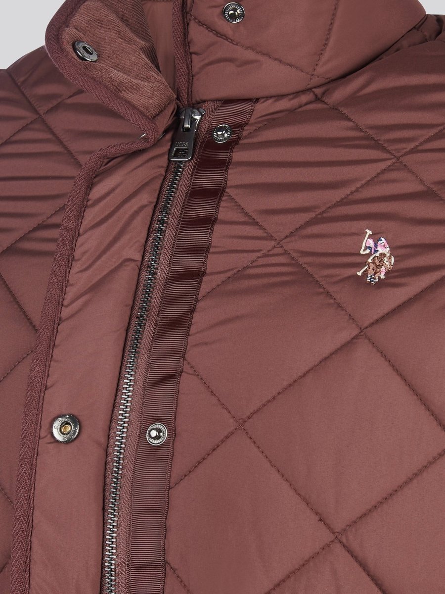 Women's Lightweight Quilted Jacket in Puce - The Apparel Grove