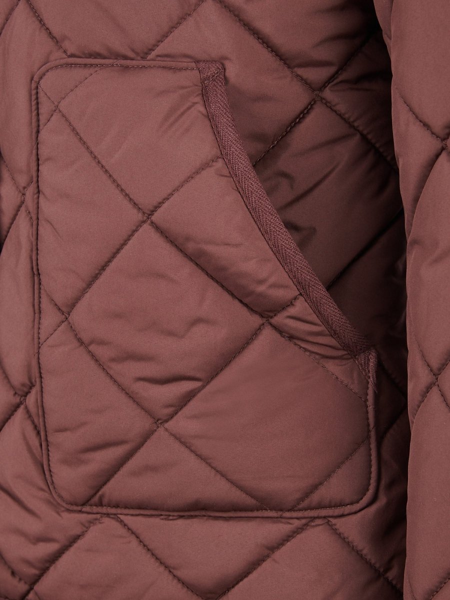Women's Lightweight Quilted Jacket in Puce - The Apparel Grove