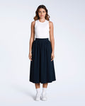 Organic Cotton Midi Skirt - The Apparel Grove