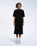 Pleated Waist Organic T-Shirt Dress - The Apparel Grove