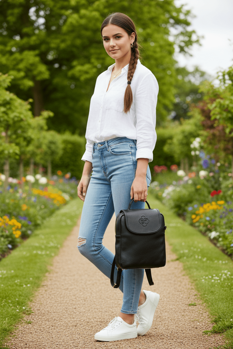 SADDLER MAXIE Real Leather Designer Mini BackPack - The Apparel Grove