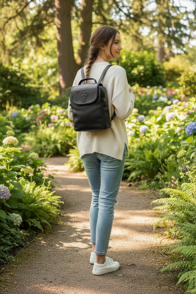 SADDLER MAXIE Real Leather Designer Mini BackPack - The Apparel Grove