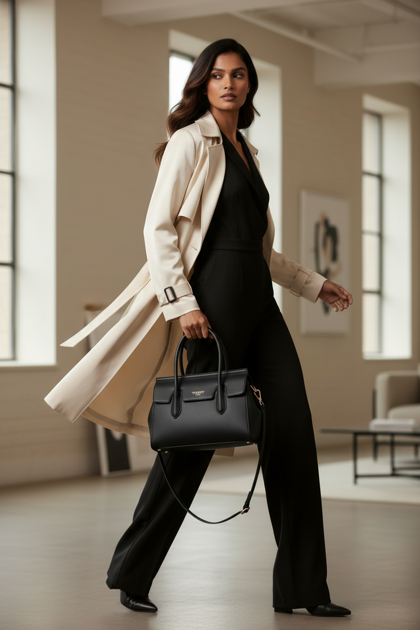 Black TWINSET Tote Different Pose