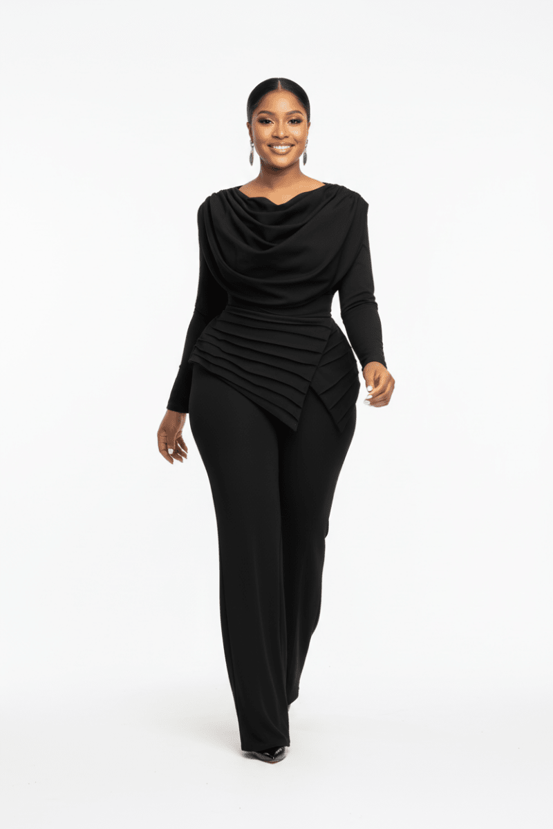 Cropped Top & Flared Bottom Set - The Apparel Grove