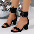 High Heel Strap Sandals - Awesam Goods
