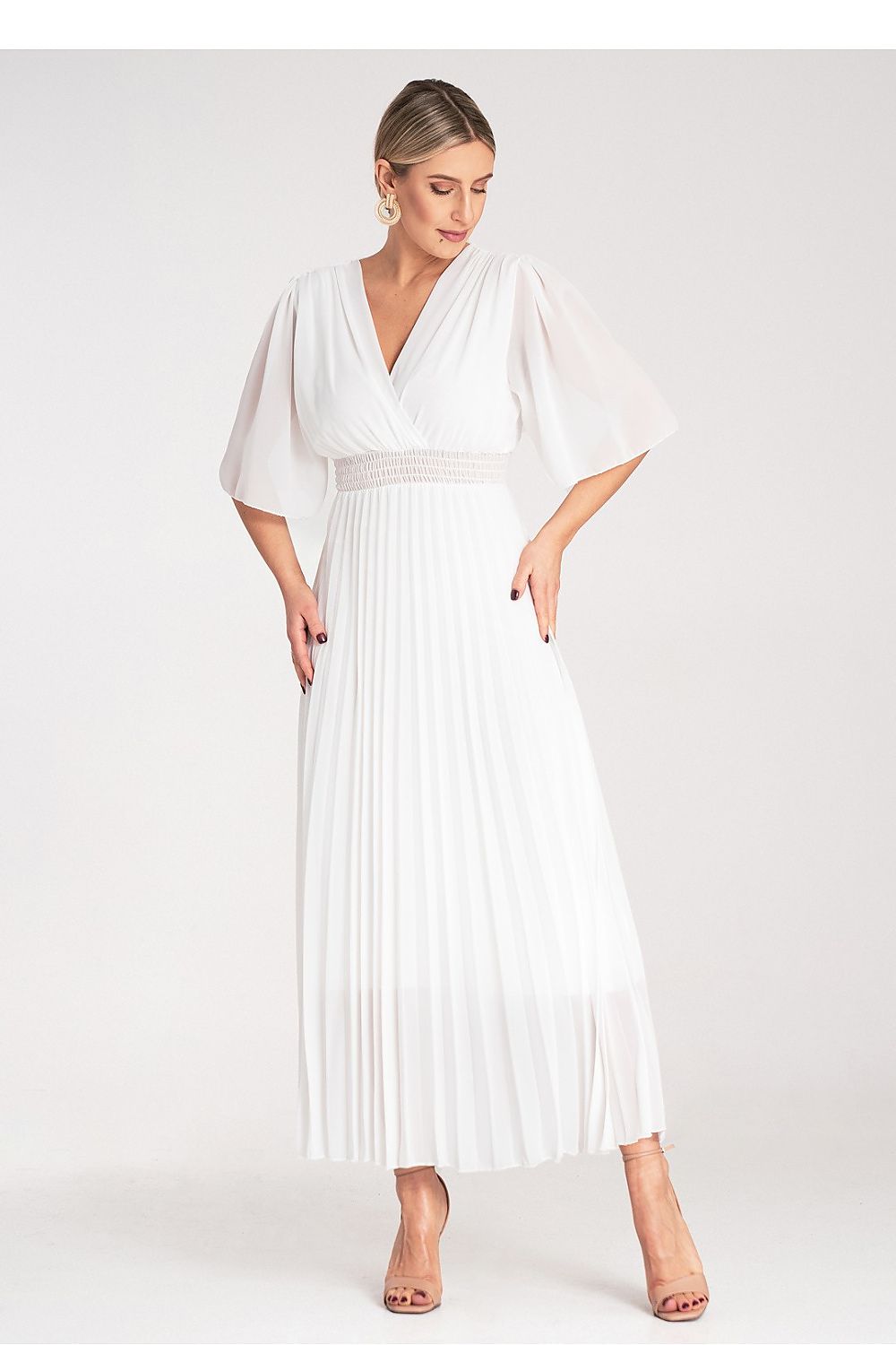 Cocktail Pleated Maxi Dress