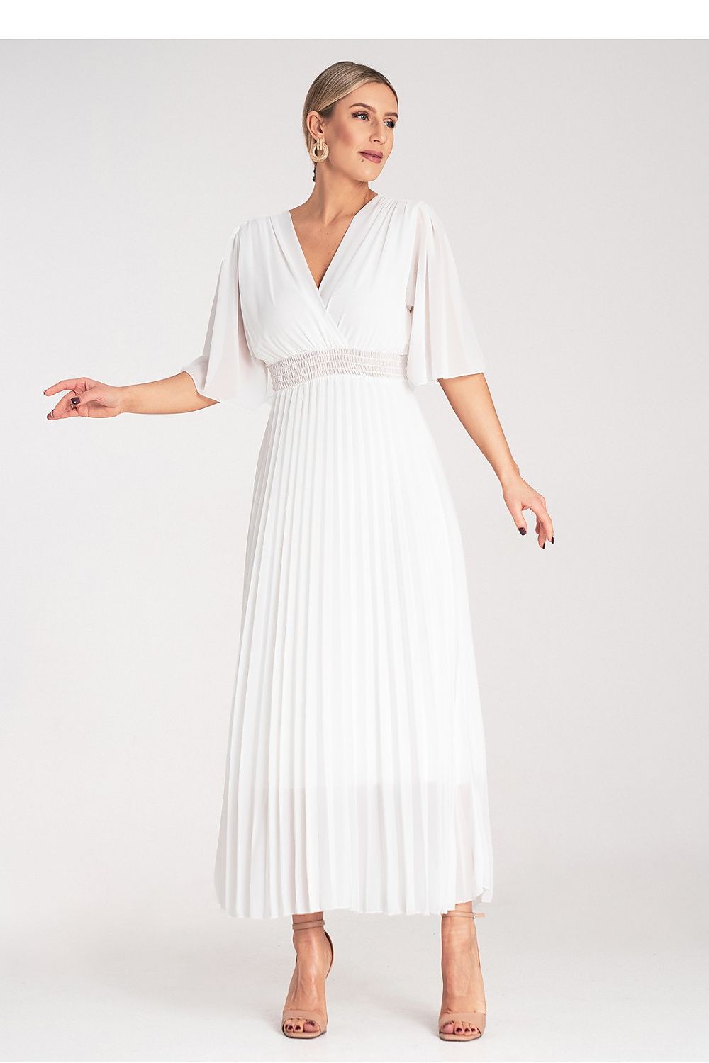 Cocktail Pleated Maxi Dress