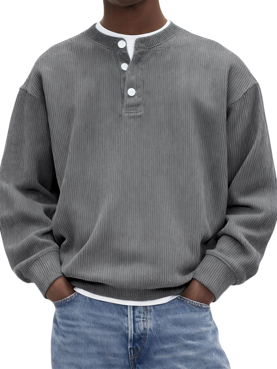 Corduroy Ribbed Pullover