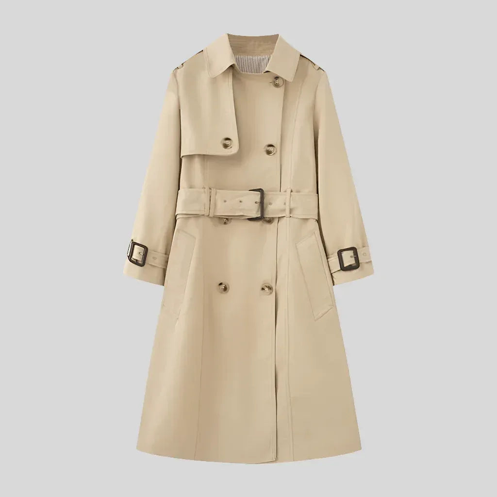 Elegant Belted Trench Coat for Women