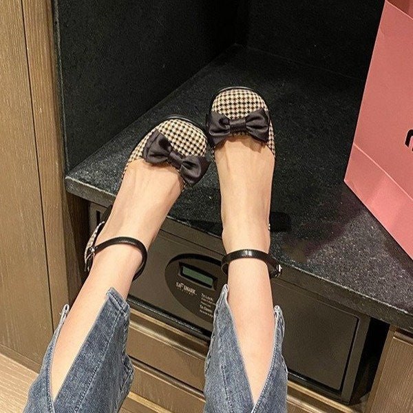 Women's Temperament Thick Heels And Versatile High Heels - Awesam Goods