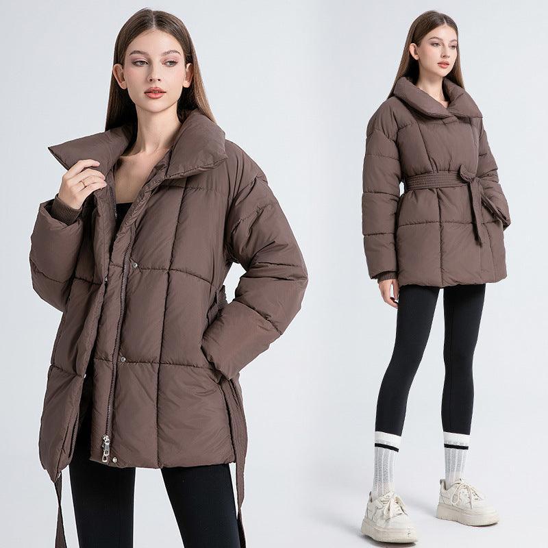 Mid - Length Down Jacket - The Apparel Grove