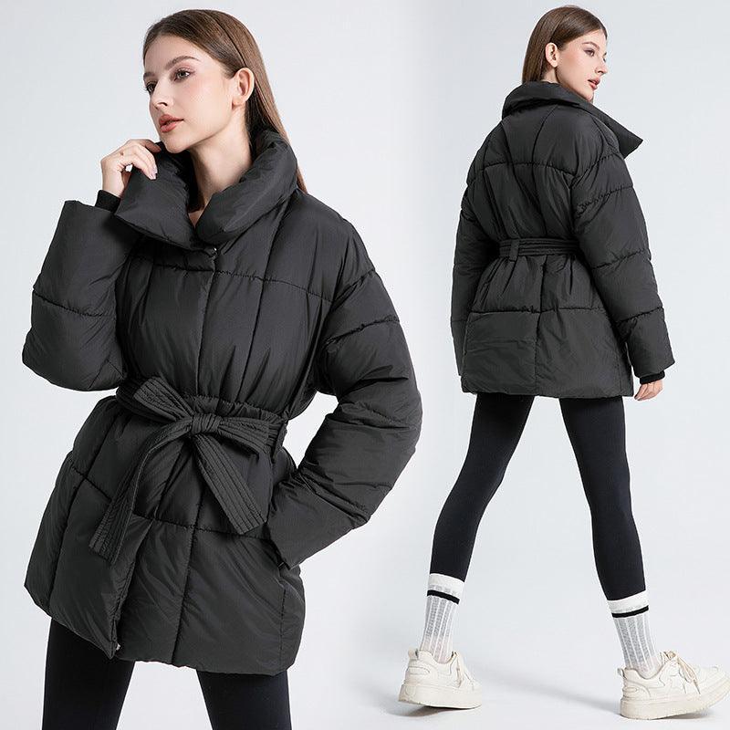 Mid - Length Down Jacket - The Apparel Grove