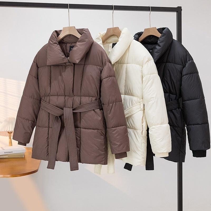 Mid - Length Down Jacket - The Apparel Grove