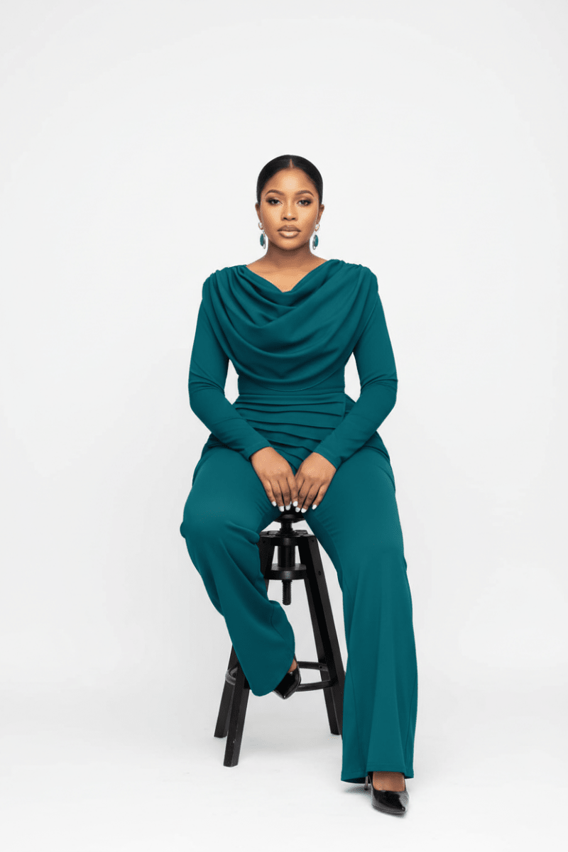 Cropped Top & Flared Bottom Set - The Apparel Grove