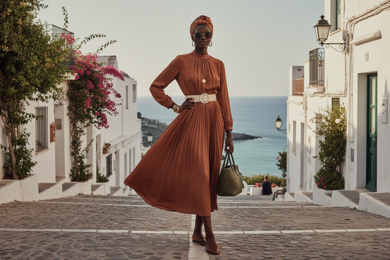 Premium Fashion Holiday Black Model