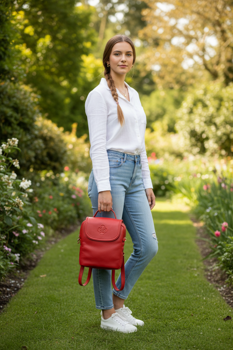 SADDLER MAXIE Real Leather Designer Mini BackPack - The Apparel Grove