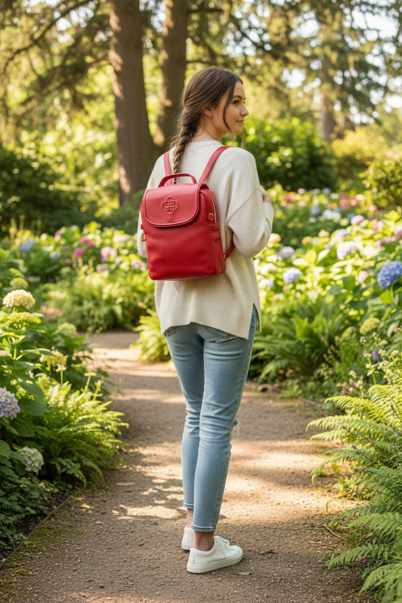 SADDLER MAXIE Real Leather Designer Mini BackPack - The Apparel Grove